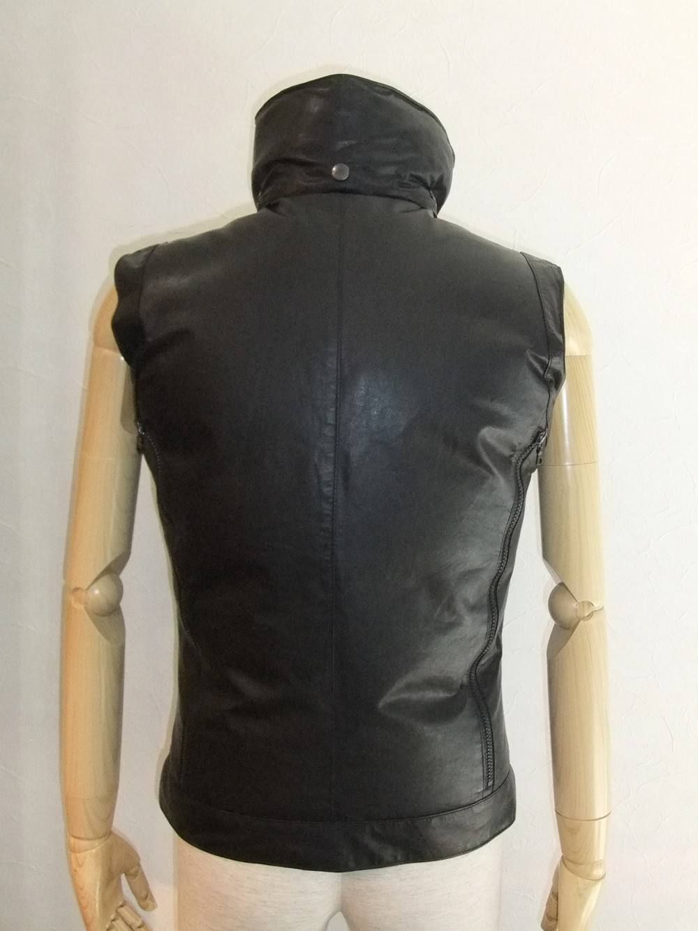 Kangaroo Leather + White Goose Detached Down Vest
