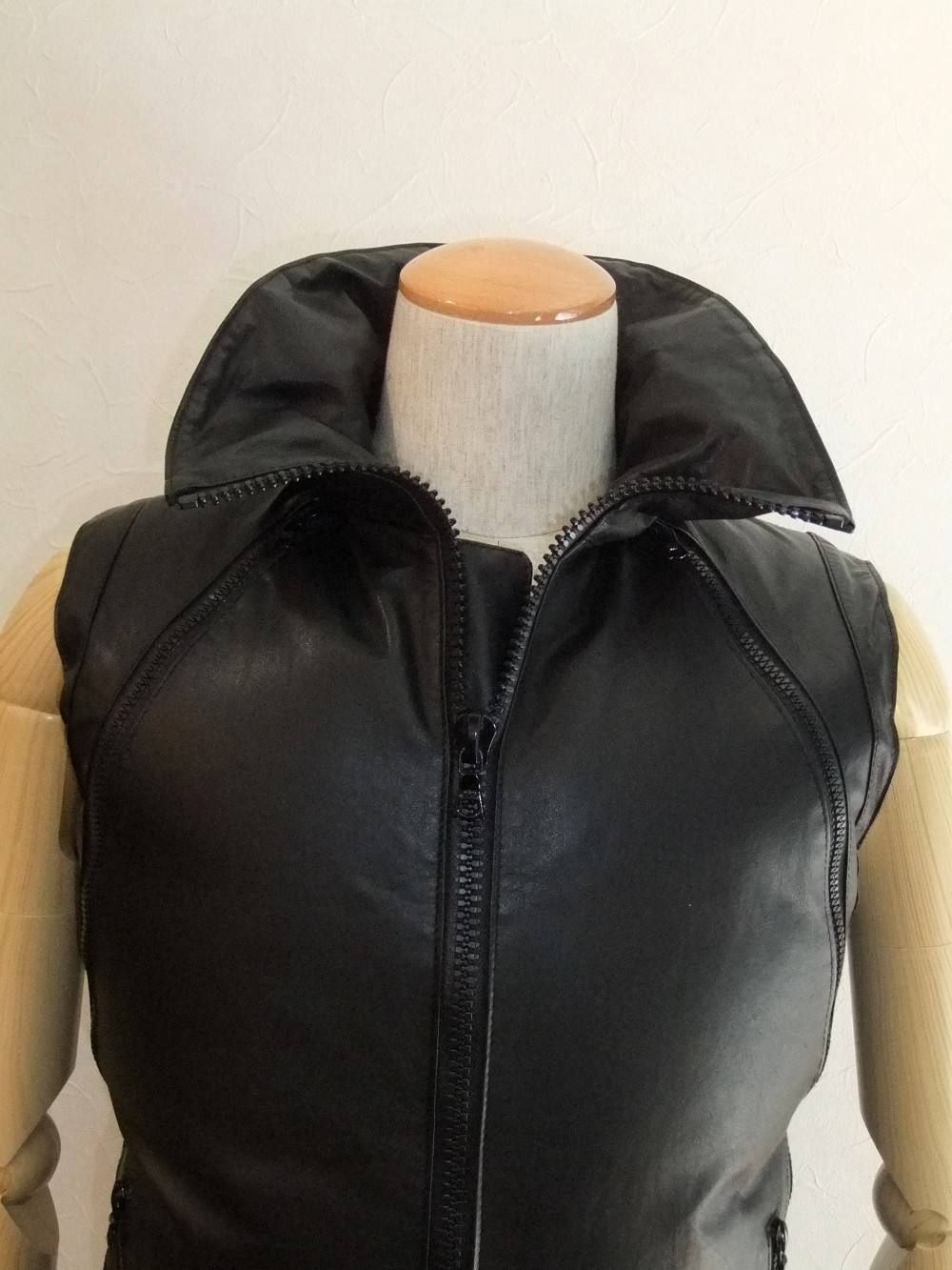 Kangaroo Leather + White Goose Detached Down Vest
