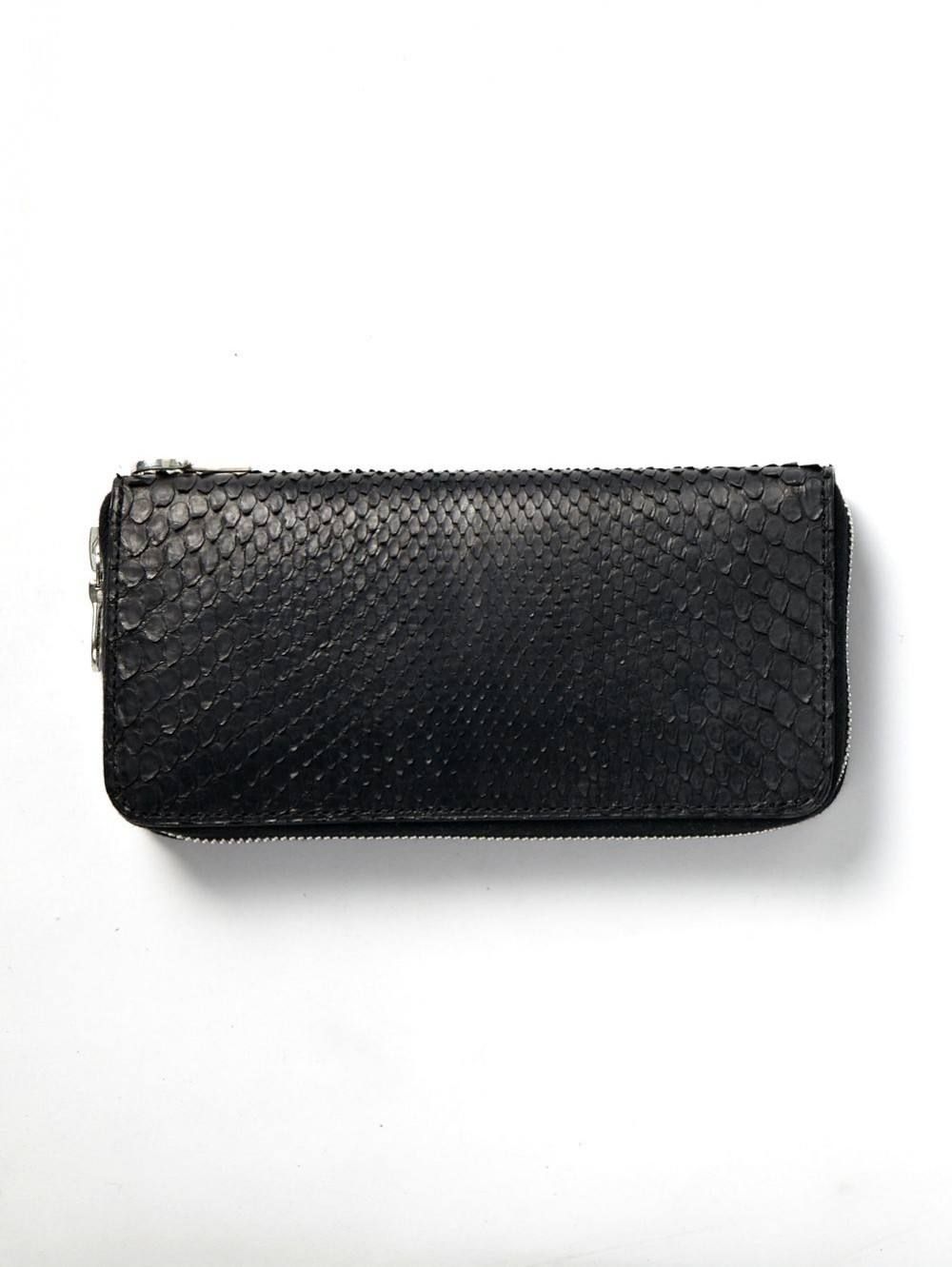 ISAMU KATAYAMA BACKLASH - ISAMU KATAYAMA BACKLASH (イサムカタヤマ ックラッシュ) PYTHON  384-04 WALLET(BLACK) | 4.444glad