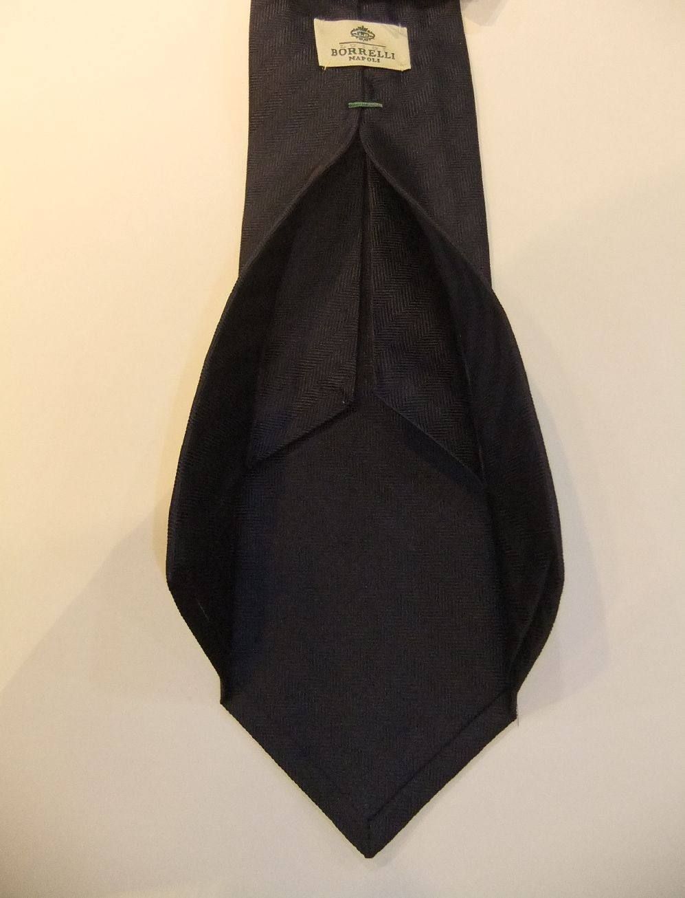 シルクストライプネクタイ(Navy)