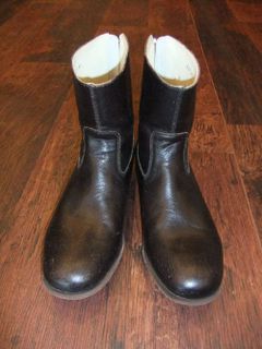 BACK ZIPPERED BOOTS XC01 (BLACK)