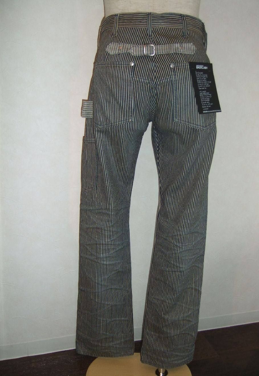 EL MOCAMBOヒッコリー+ピッグスエード ペインターパンツ1352-01(INDIGO)
