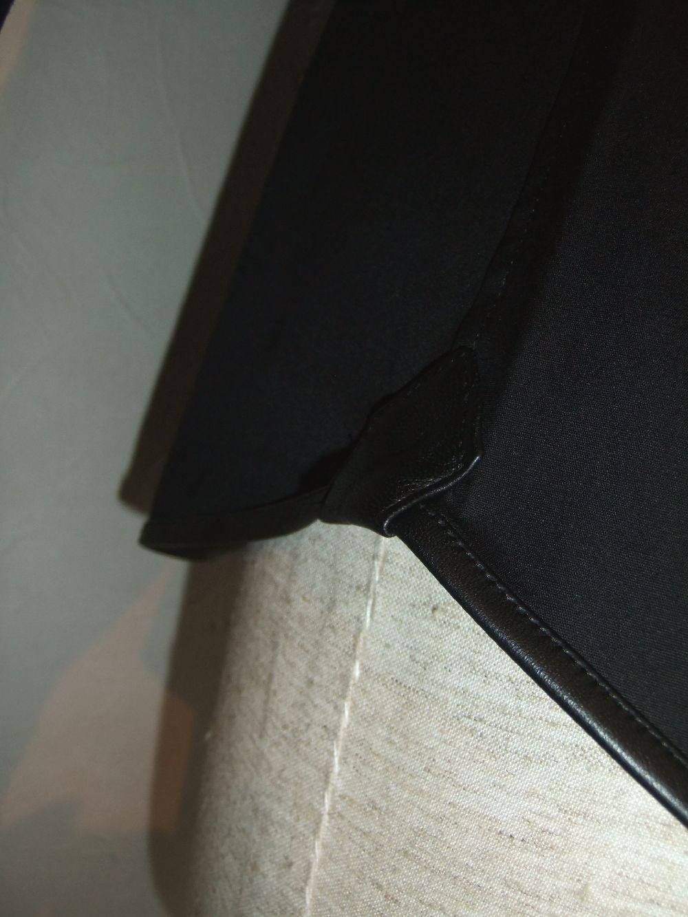 CREEN コットンシャツ+シープレザー1306-01(Black)