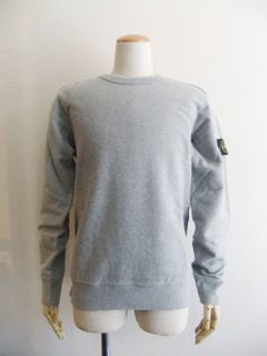 ガーメントダイ クルーネック スウェット (GRAY)