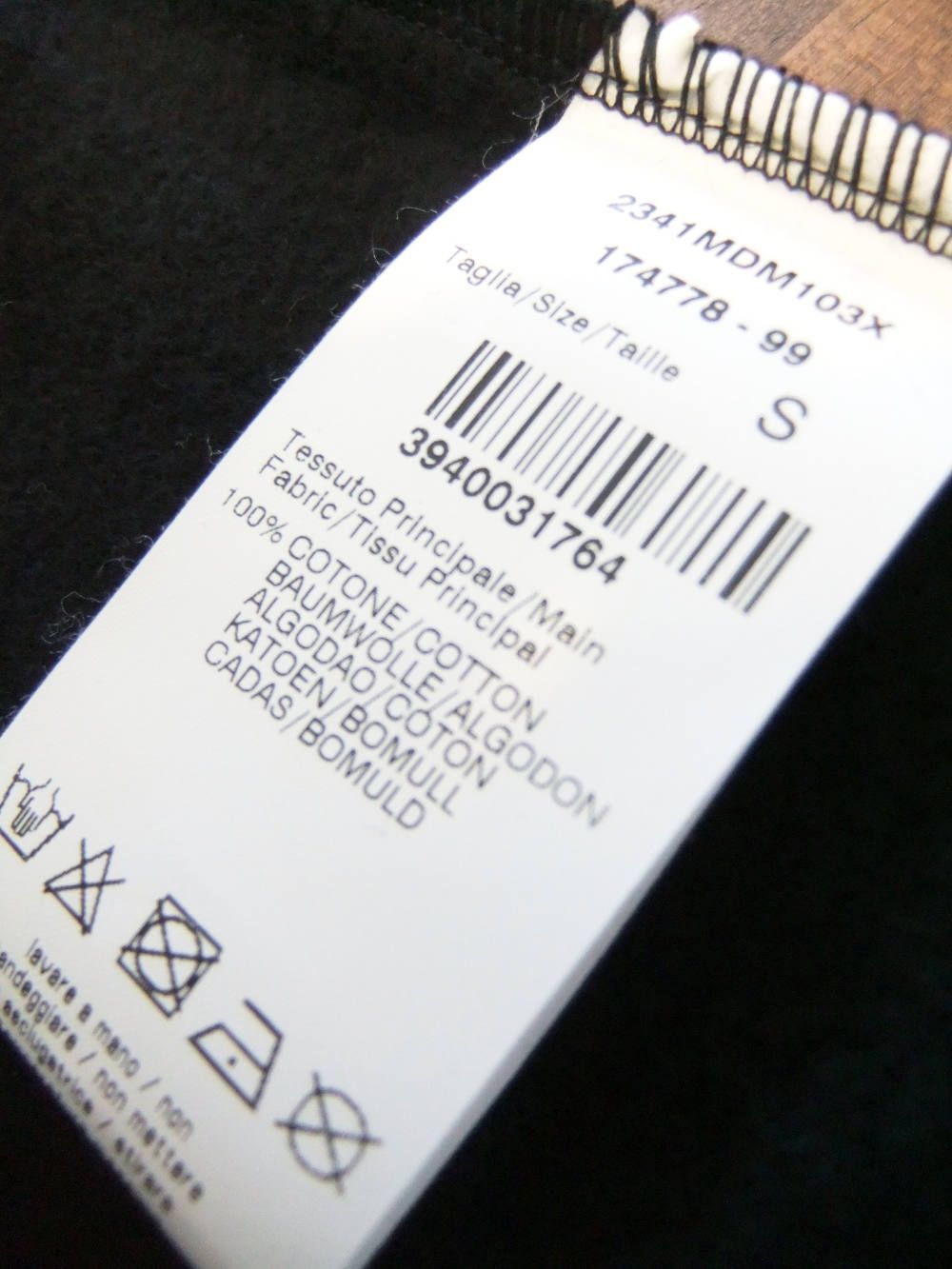 《LADIES》 スパンコール ロゴ スウェット トレーナー (BK)  MDM103X-TS174778