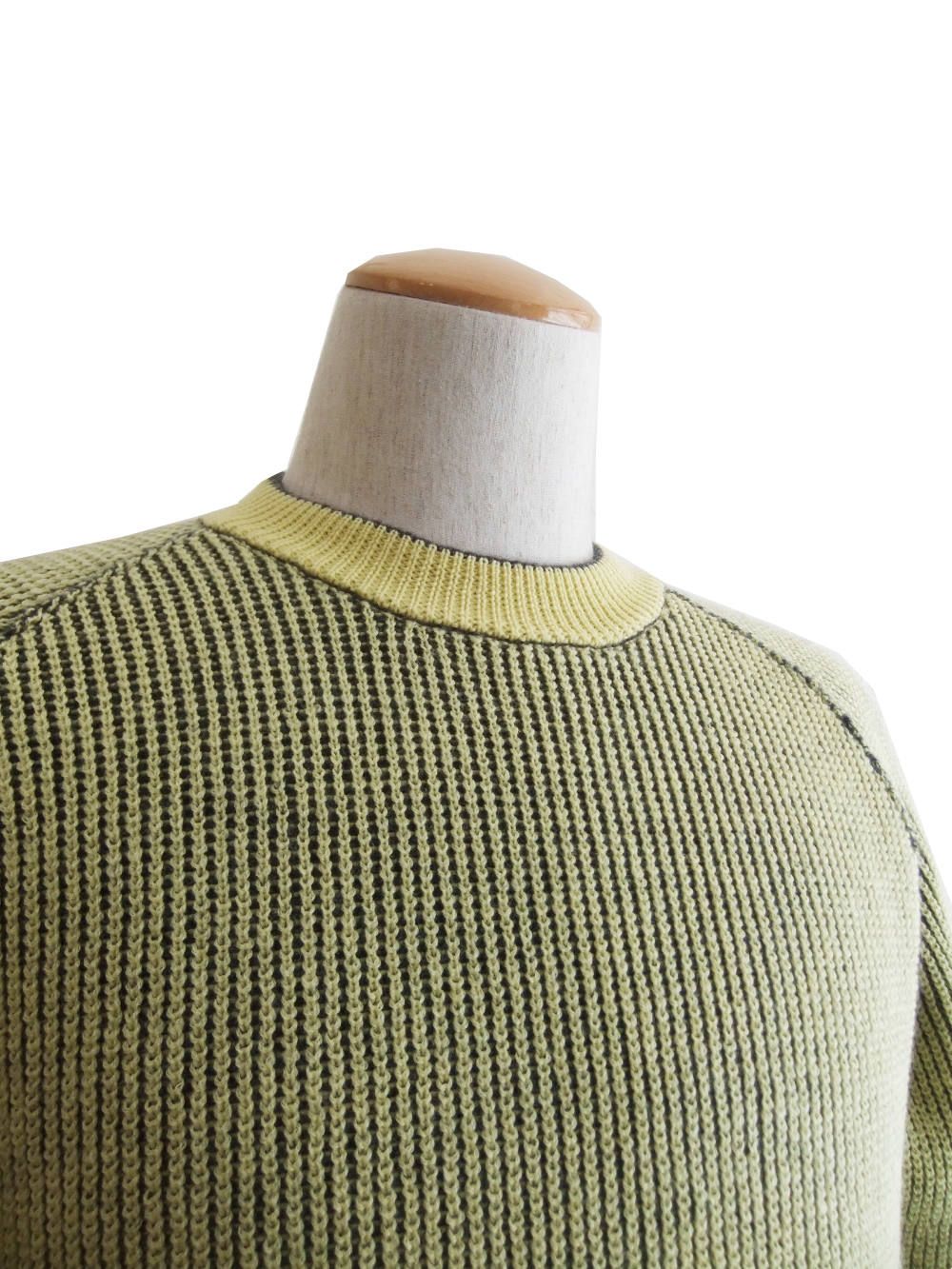 REVERSIBLE KNIT バイカラーニット