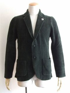 KNIT 2B JACKET(シャドウストライプニットジャケット)  IELJM19-49022