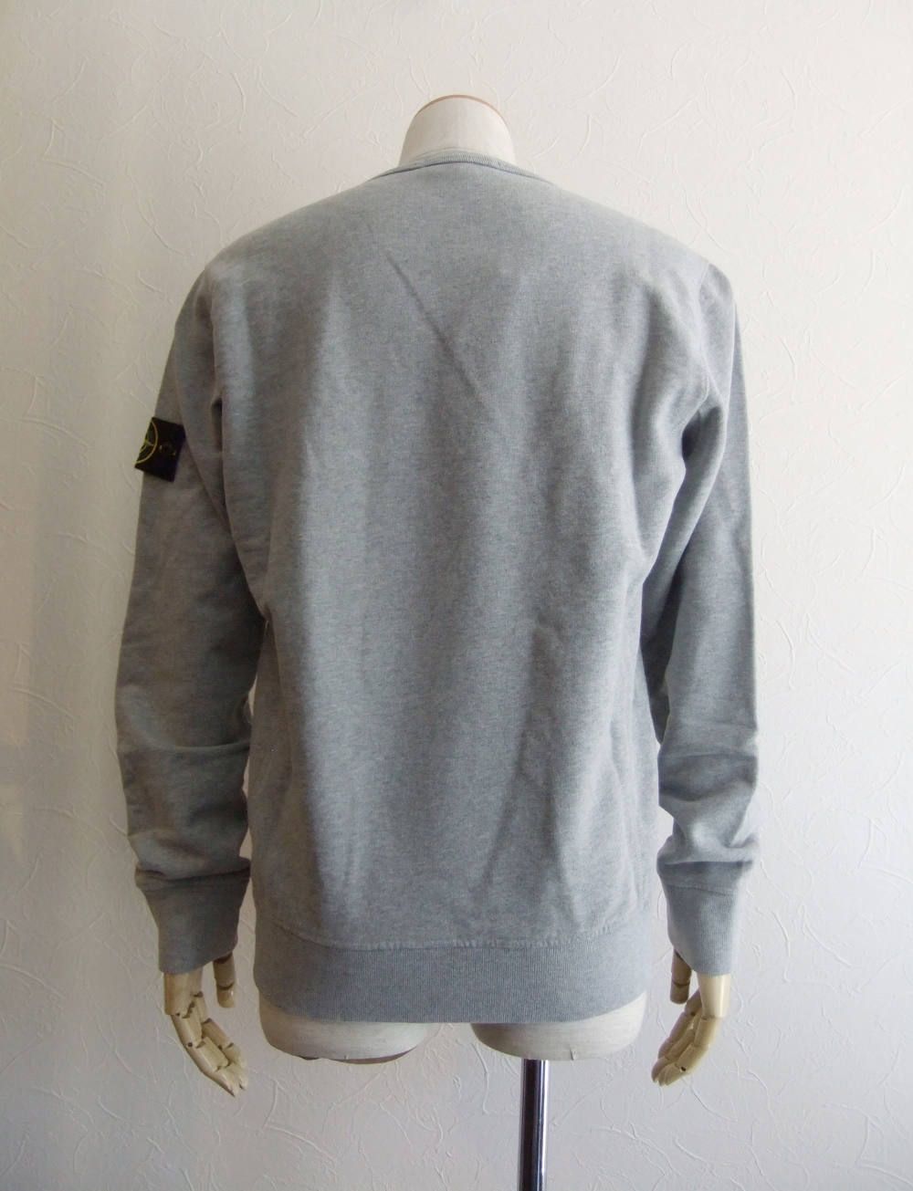 ガーメントダイ クルーネック スウェット (GRAY)