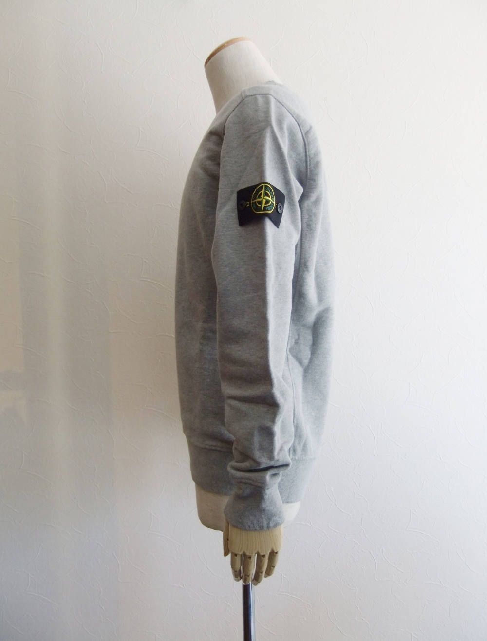 ガーメントダイ クルーネック スウェット (GRAY)