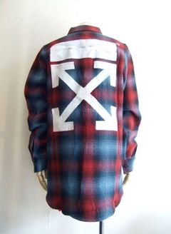 KK RED CHECK SHIRT (チェック柄オーバーサイズシャツ)  GA001F1759-0017
