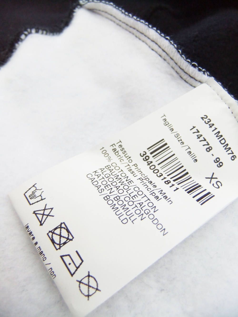 《LADIES》 サイド ロゴ切替え スウェット トレーナー (BK)  MDM83-TS174778