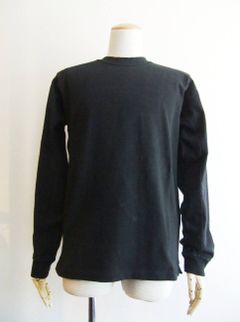 クルーネック コットンフライス L/S Tシャツ