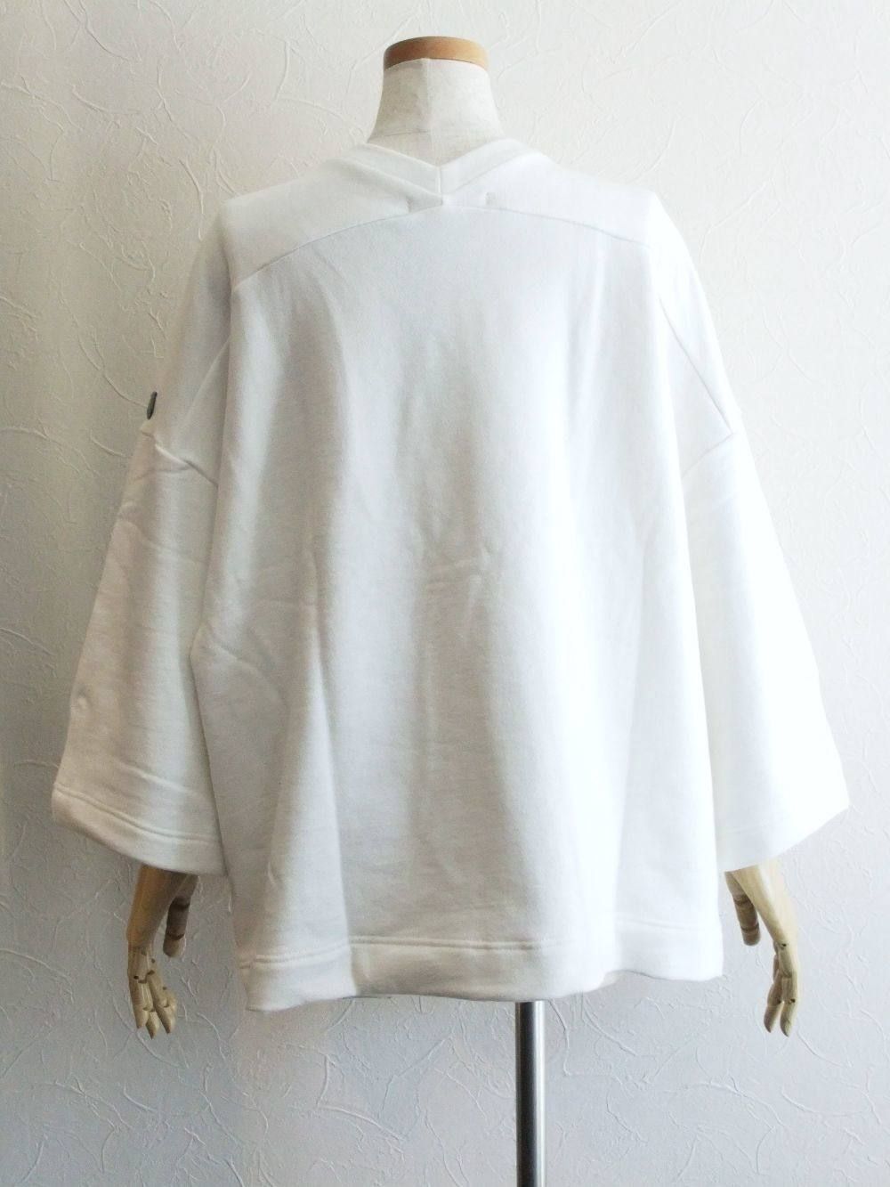 Vネック ワイドスリーブ スウェット Tシャツ BB74-902