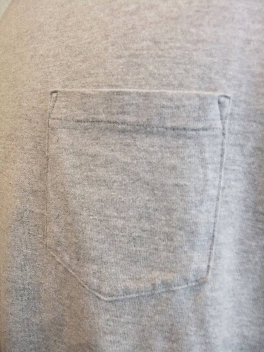天竺 POCKET付き 長袖T-SHIRT (袖 JAPAN) RN17213275