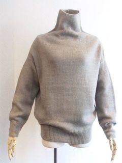 ドロップスリーブ ハイネック ニット BB74-728
