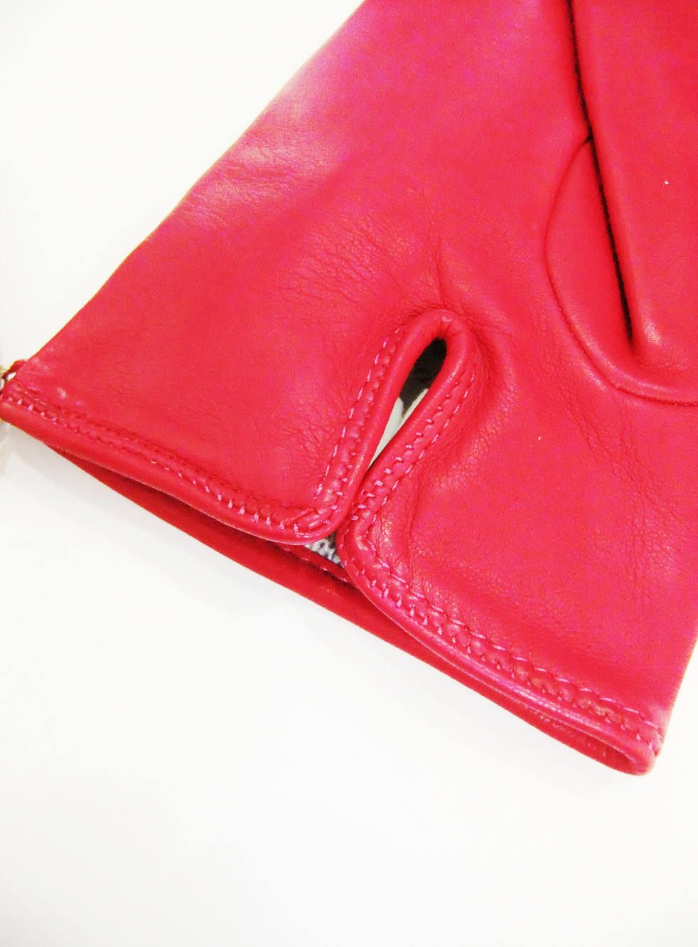 MEROLA (メローラ) レザー グローブ ピンクレッド