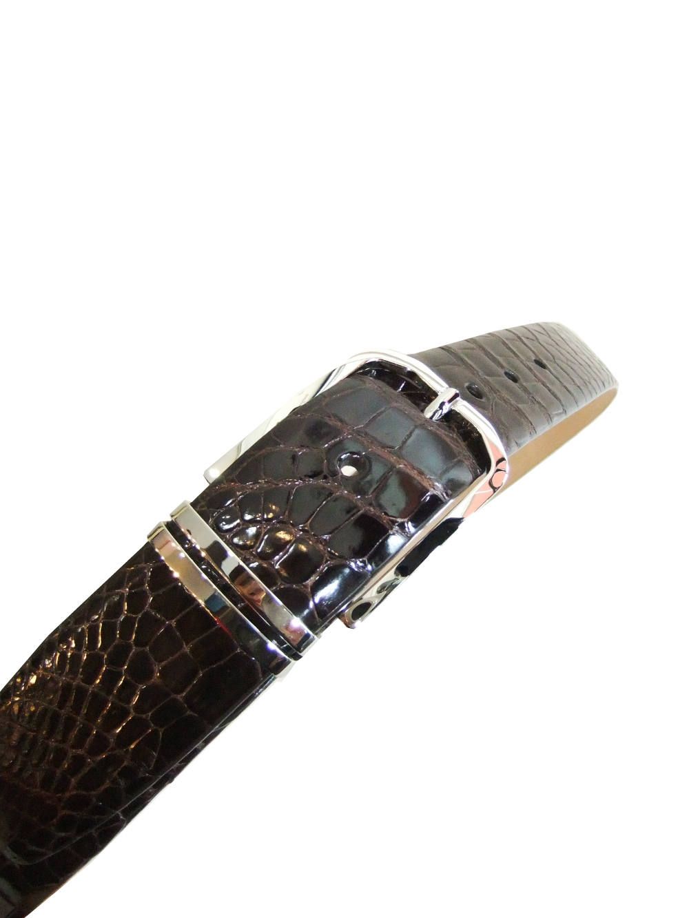 クロコダイル CROCODILE LEATHER BELT