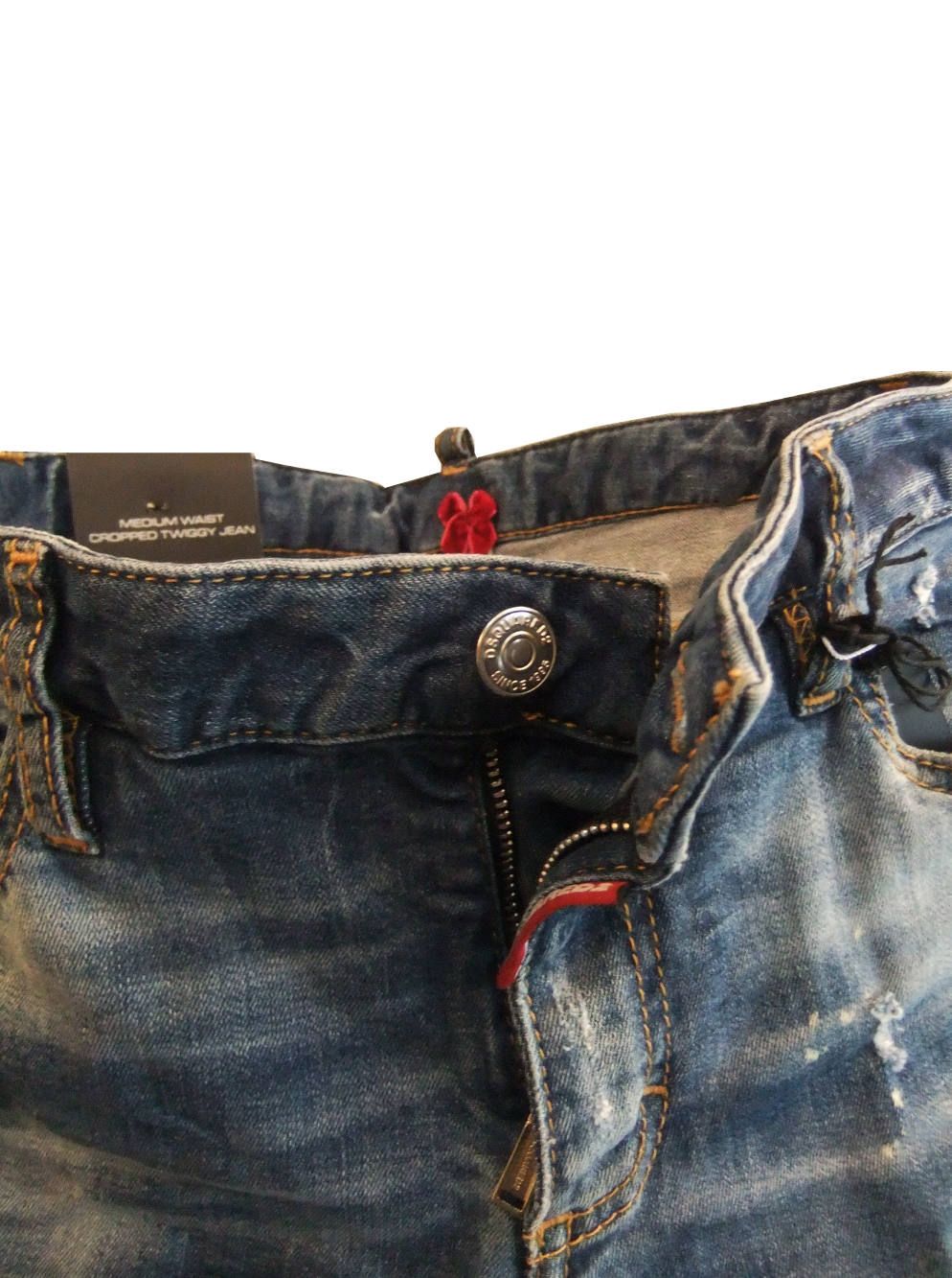 LADIES デニム MEDIUM WAIST CROPPED TWIGGY JEAN