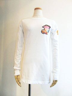 DSQUARED2 LADIES (ディースクエアード)  クルーネック プリント長袖Tシャツ