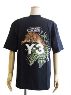 Y-3 LEOPARD TEE ロゴプリント 半袖Tシャツ APP-CY6861