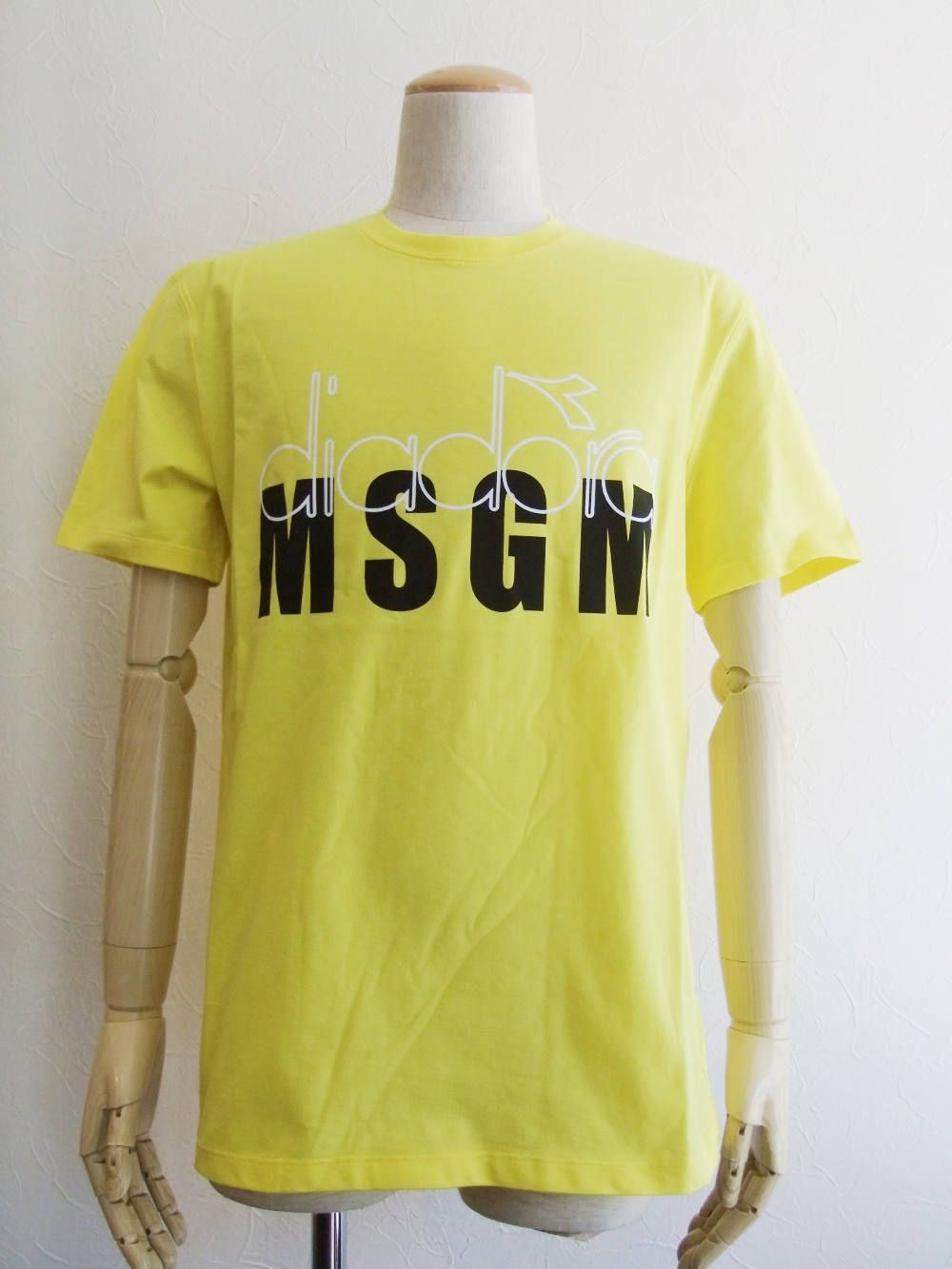MSGM - DIADORA × MSGM コラボ ロゴT-シャツ (ブラック) | 4.444glad