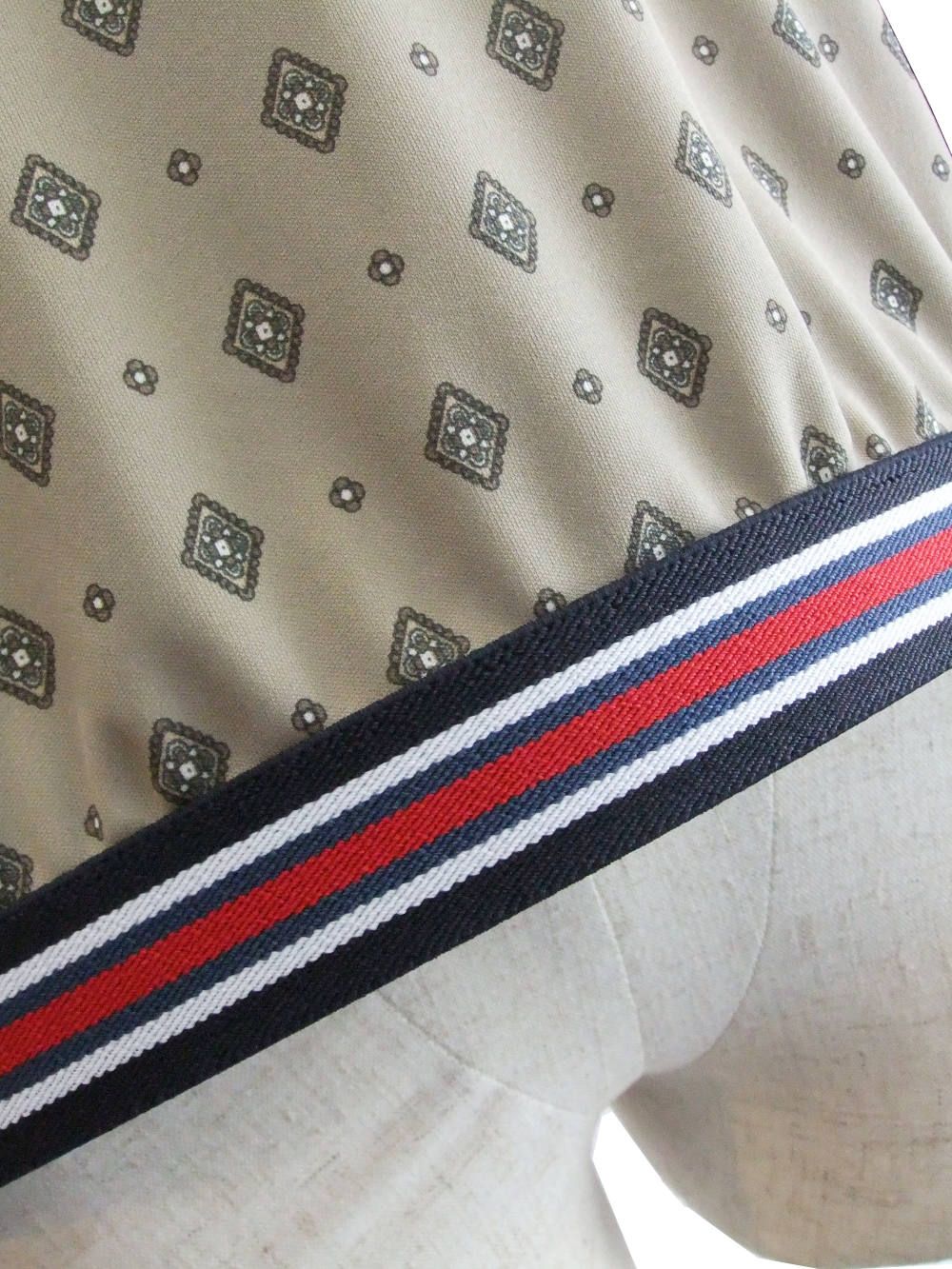 小紋柄 プリント 長袖 Tシャツ BB81-912