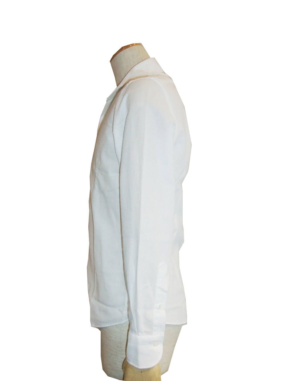 コットン メッシュ シャツ (WHITE)  8G17830V84