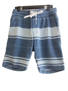 パイル パネルボーダーショーツ (NAVY)  MSG18S5029