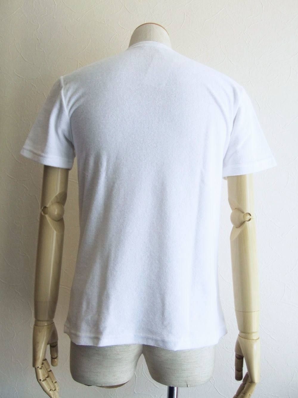 クルーネック 半袖パイルTシャツ (WHITE)   RS/TC442-581501