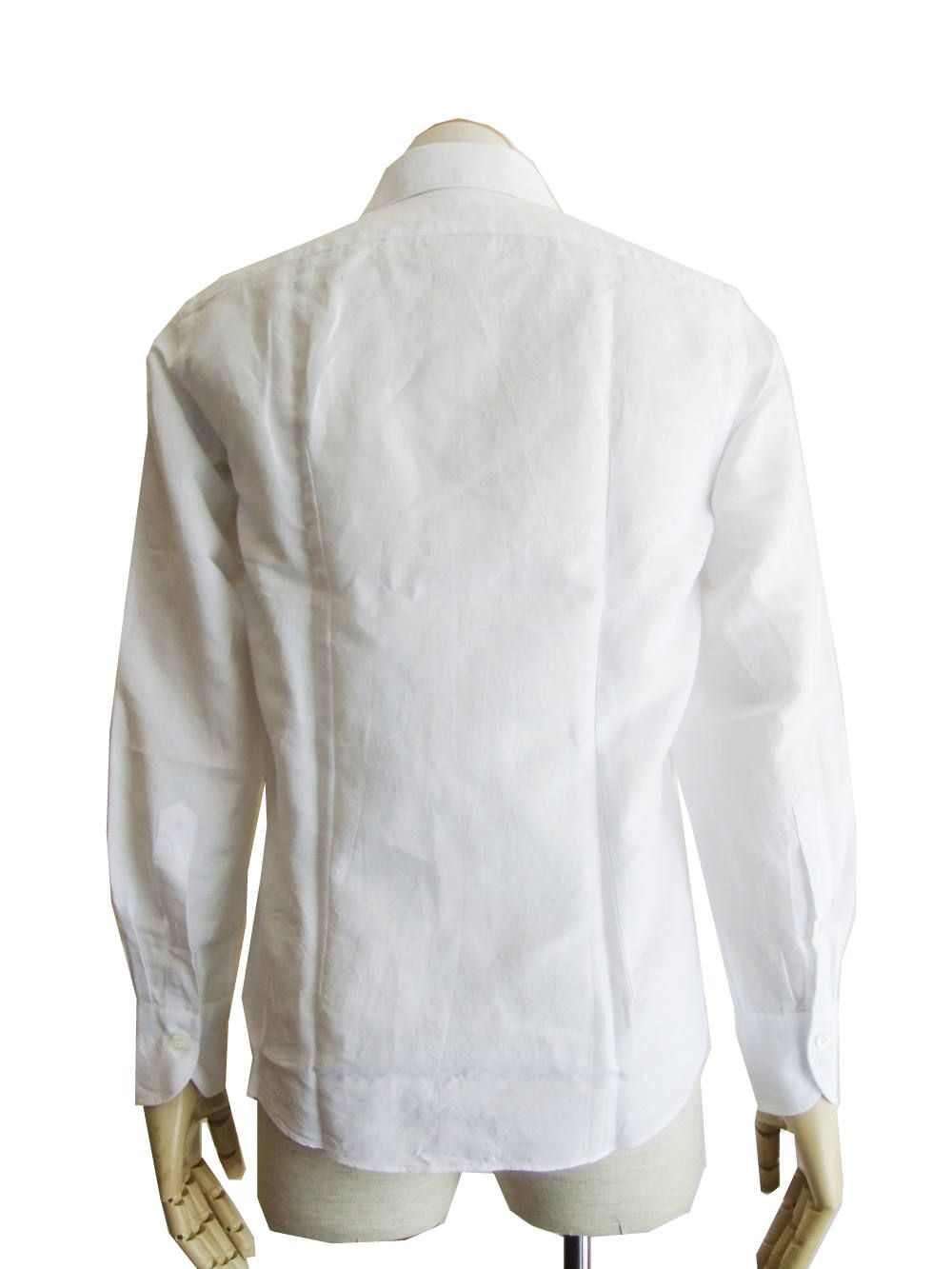 リネン×コットン ペイズリー柄 シャツ (WHITE)  8G15230V84