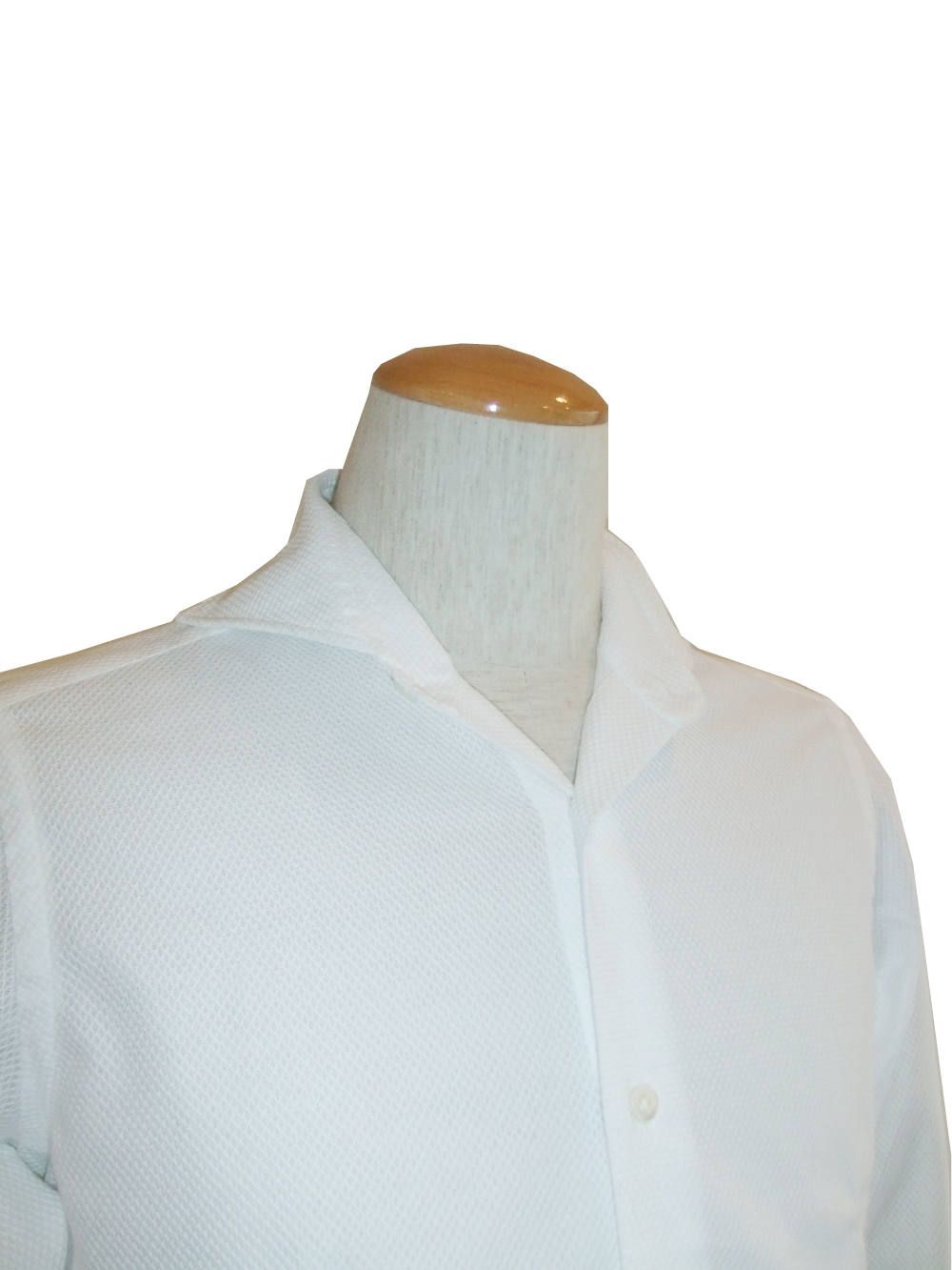 コットン メッシュ シャツ (WHITE)  8G17830V84