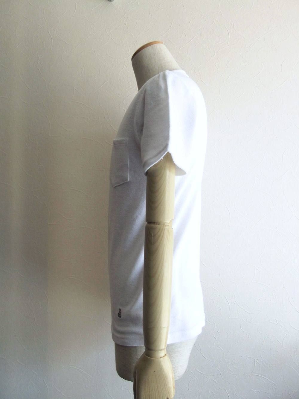 クルーネック 半袖パイルTシャツ (WHITE)   RS/TC442-581501