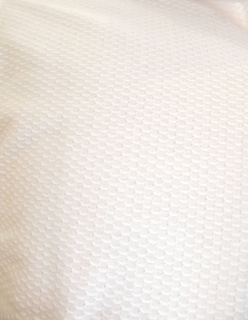 ジャージー ワッフル シャツ (WHITE)  8G18630V84