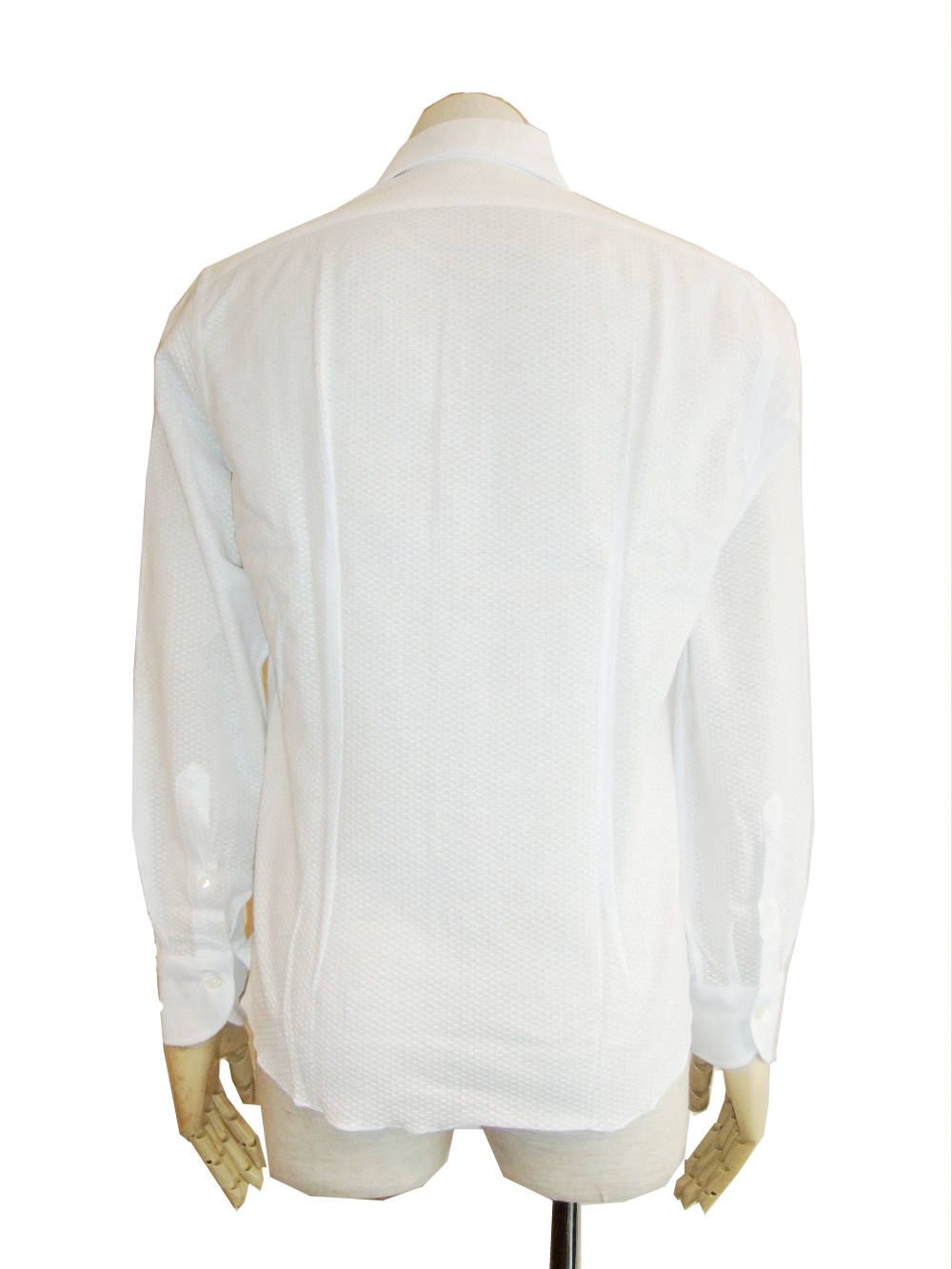 ジャージー ワッフル シャツ (WHITE)  8G18630V84
