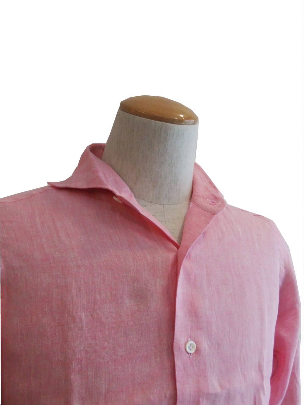 リネン シャツ (PINK)  8G85030V84