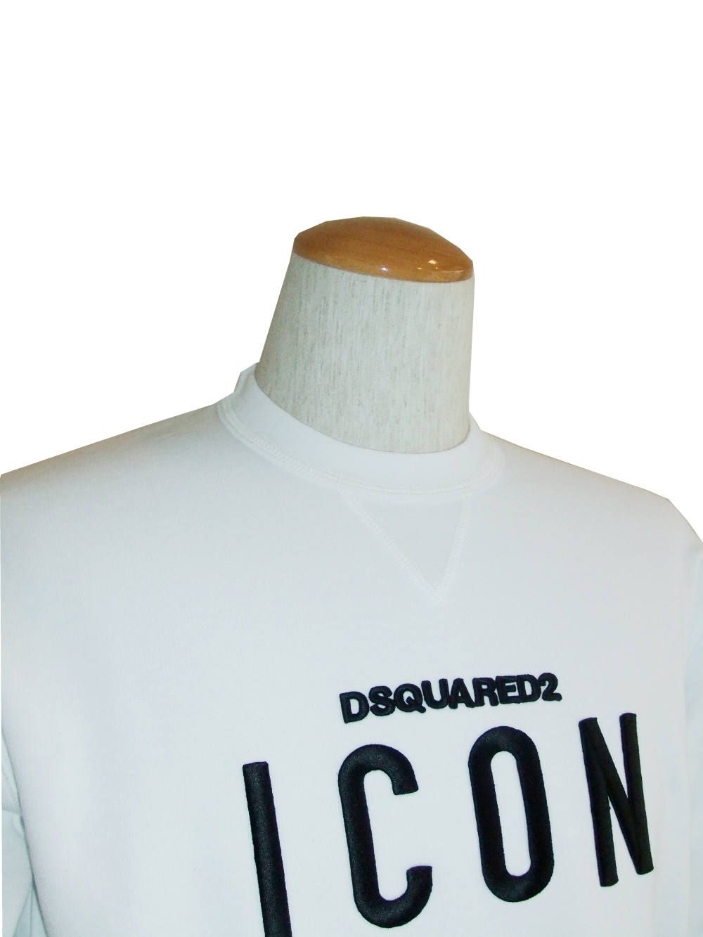 アイコン刺繍 スウェットプルオーバー (WHITE) ICON SWEAT S74GU0220