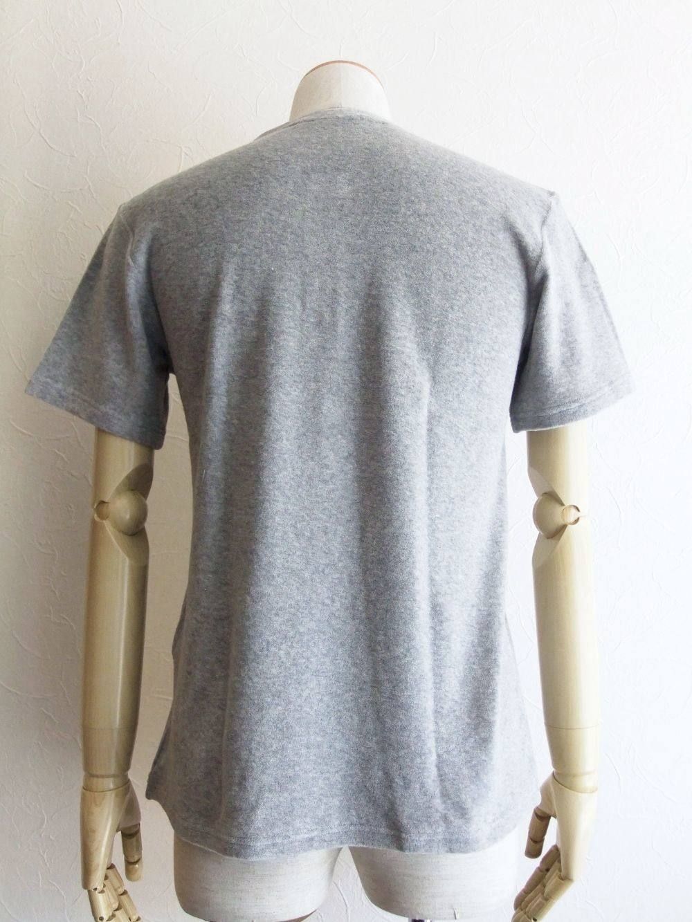 ヘンリーネック 半袖パイルTシャツ (GRAY)   RS/TC441J-581501
