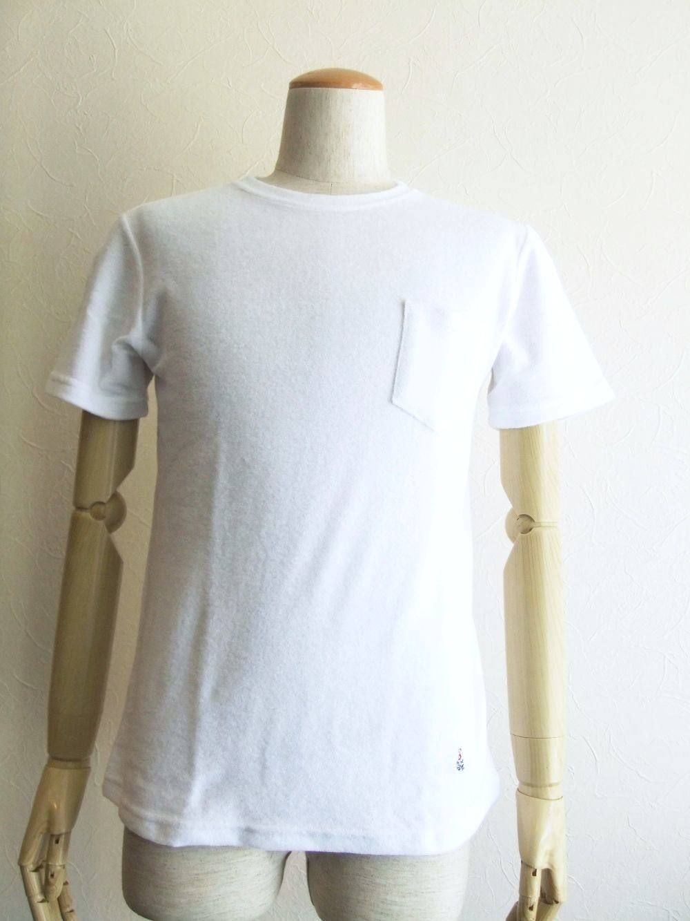 GUY ROVER - クルーネック 半袖パイルTシャツ (WHITE) RS/TC442-581501 | 4.444glad