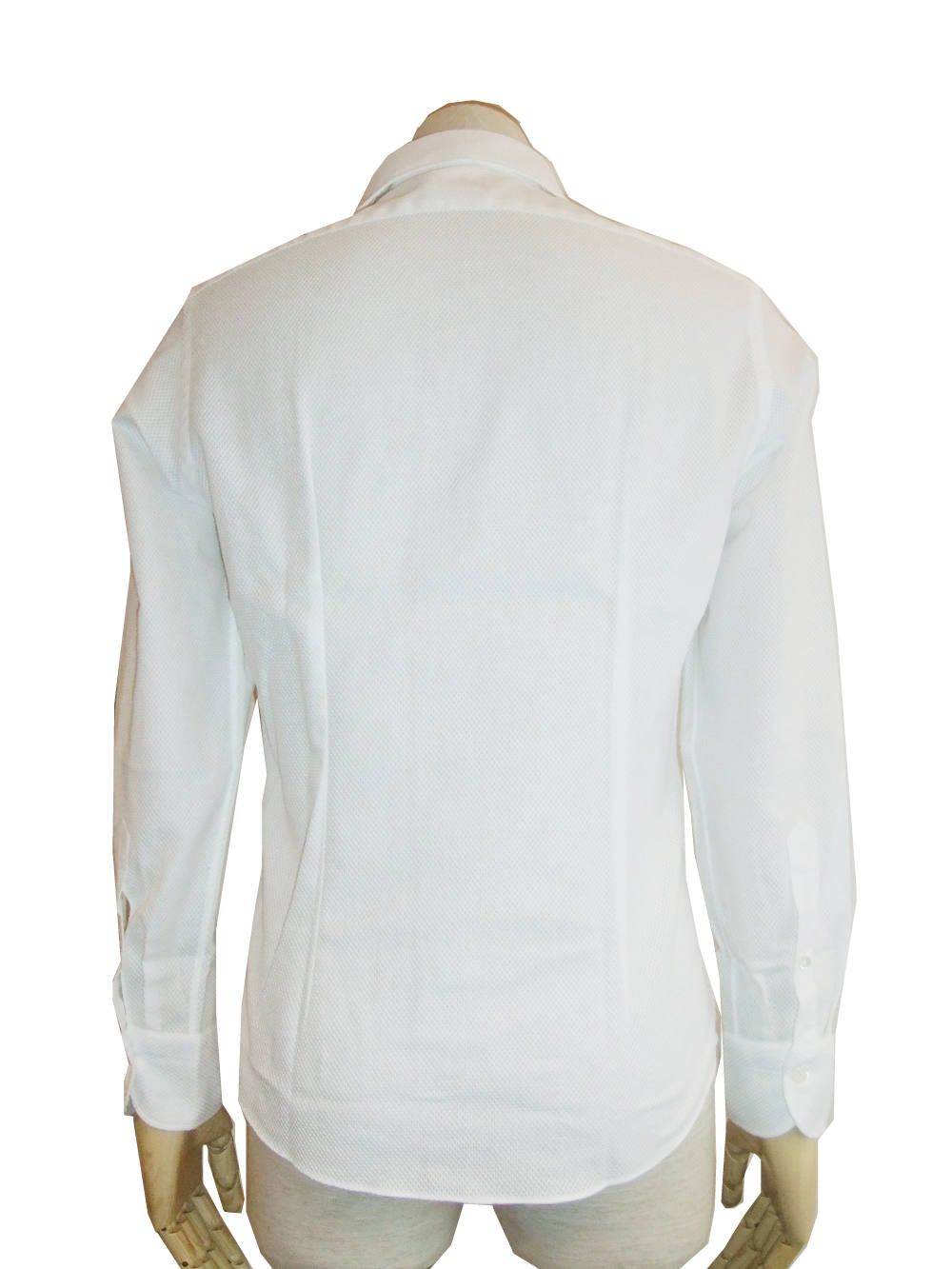 コットン メッシュ シャツ (WHITE)  8G17830V84