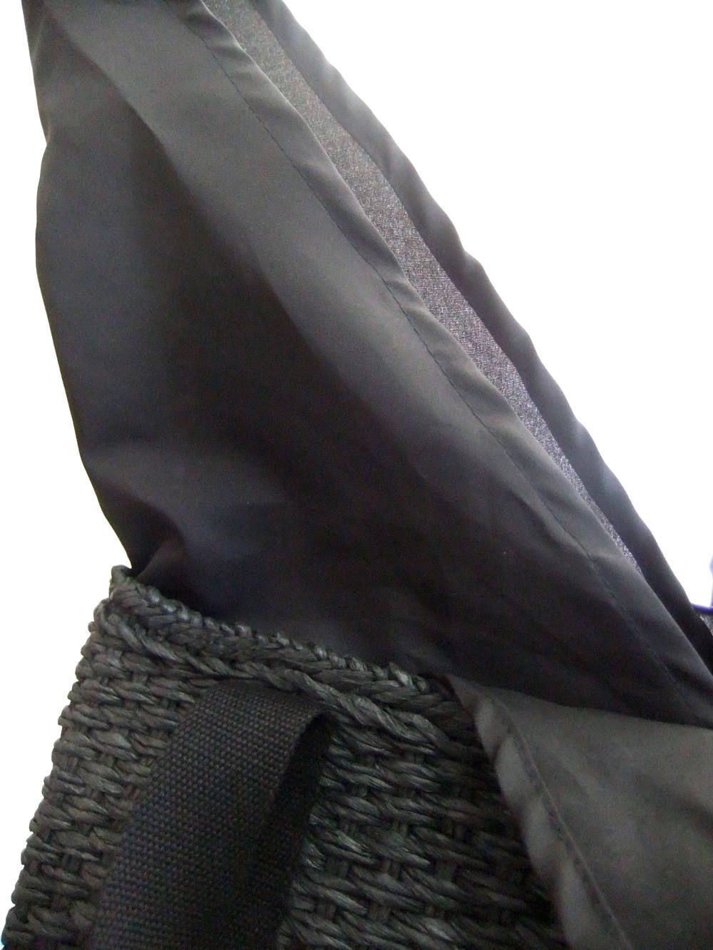 ペーパー かご トートバッグ (BLACK) AC82-008