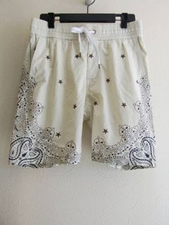 ストレッチ ペイズリー柄ショーツ   MSG18S5034