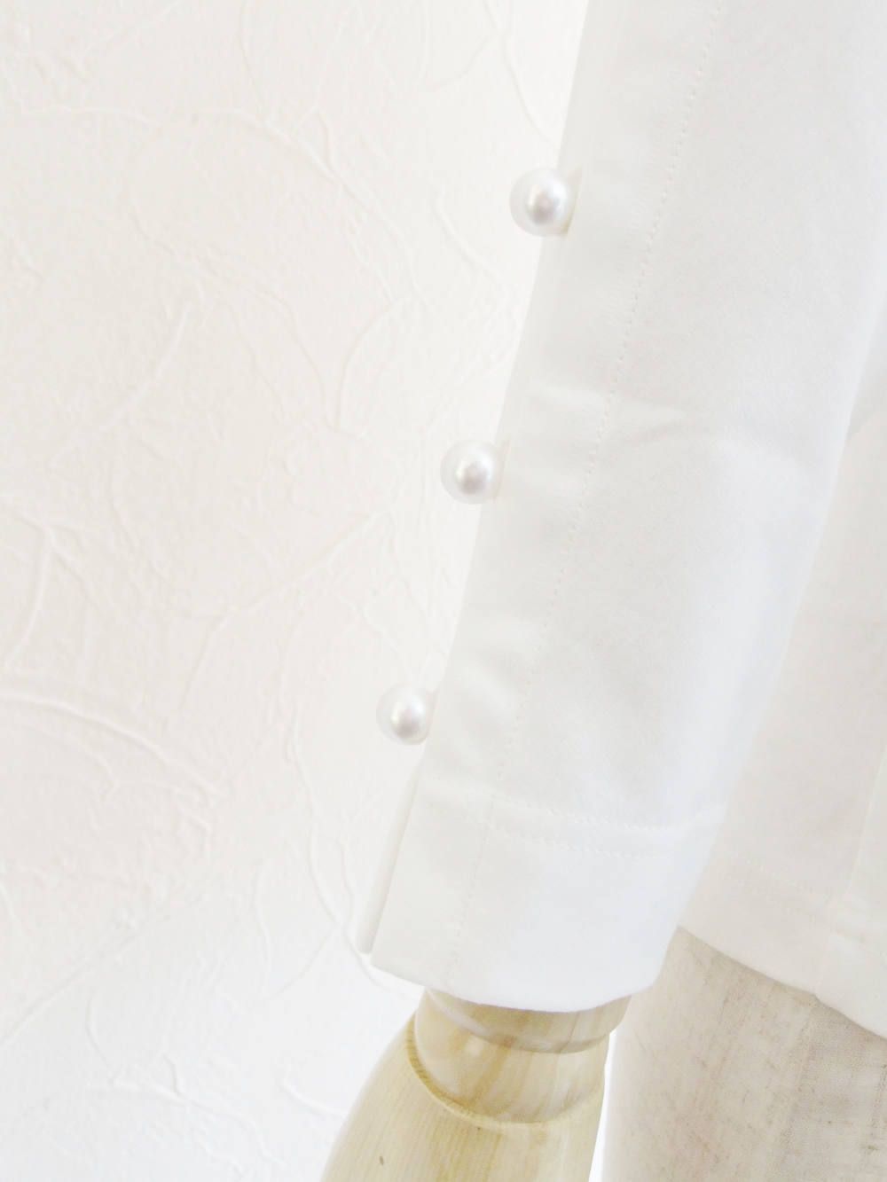 パール スリーブ 長袖 Tシャツ(ホワイト)182019