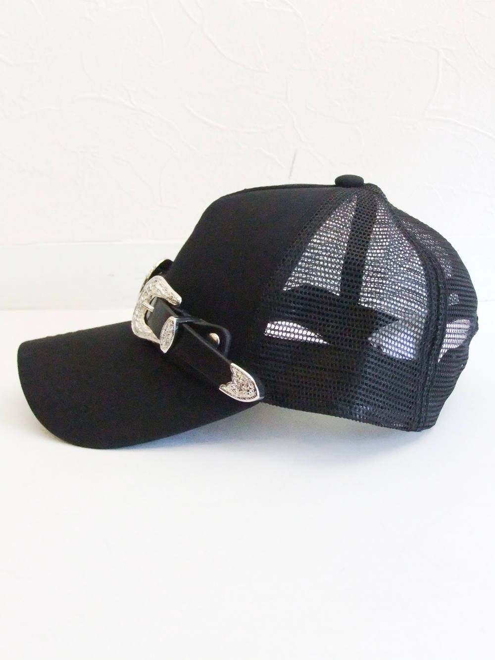 ディースクエアード シルバーバックル キャップ DSQUARED2 BASEBALL CAP S82BC0075