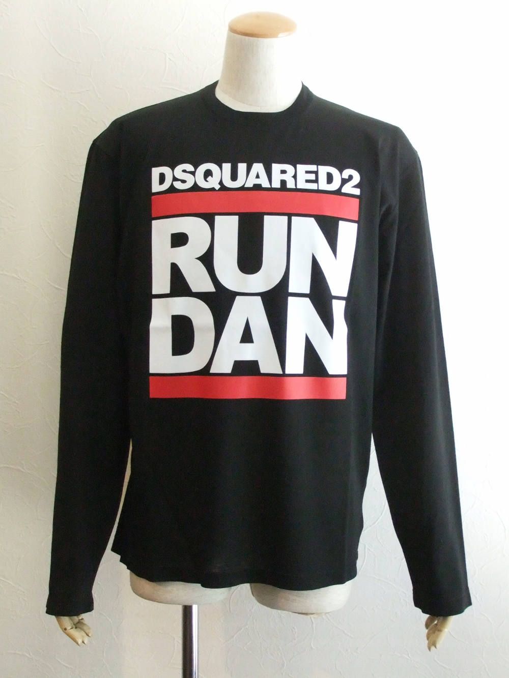 Dsquared2 - RUN DAN L / T-SHIRT LONG ロゴプリント長袖 COOL FIT S74GD0421 | 4.444glad