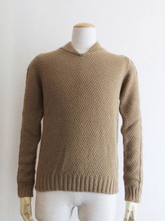 ショールカラーV-NECK ニット(BEIGE) 9NV0615