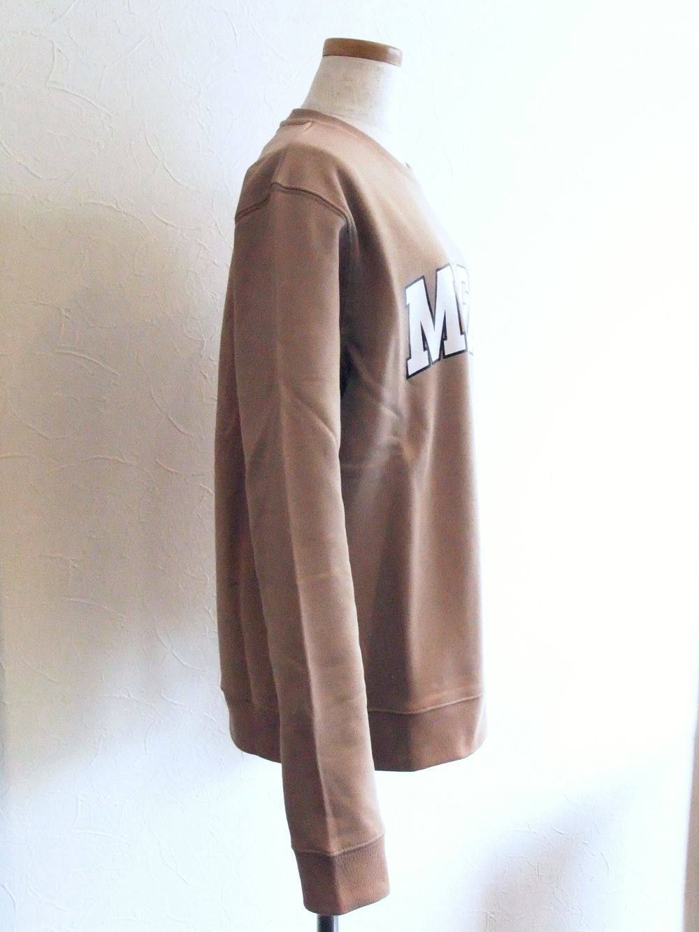 《LADIES》 ロゴプリント スウェットトレーナー (ベージュ) MDM163-184799