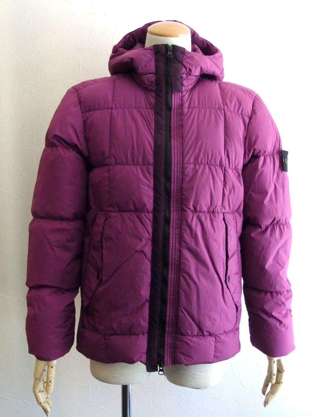 STONE ISLAND GARMENT DYED CRINKLE REPS NY DOWN PURPLE 41223 4.444glad