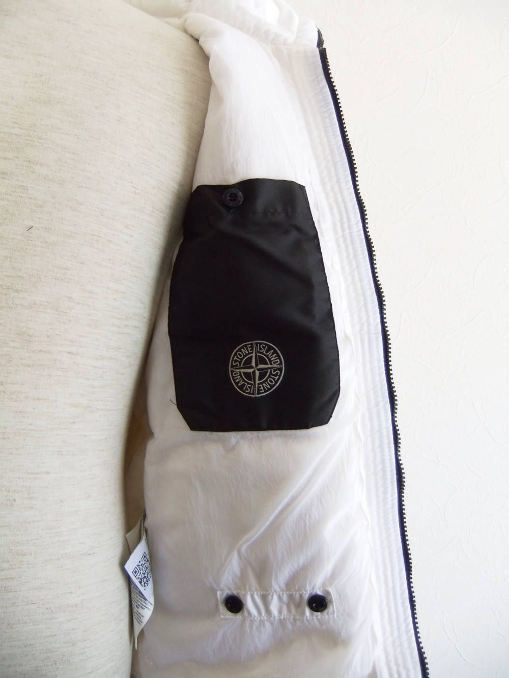 GARMENT DYED CRINKLE REPS NY DOWN ガーメントダイ ダウンブルゾン (WHITE) 41223