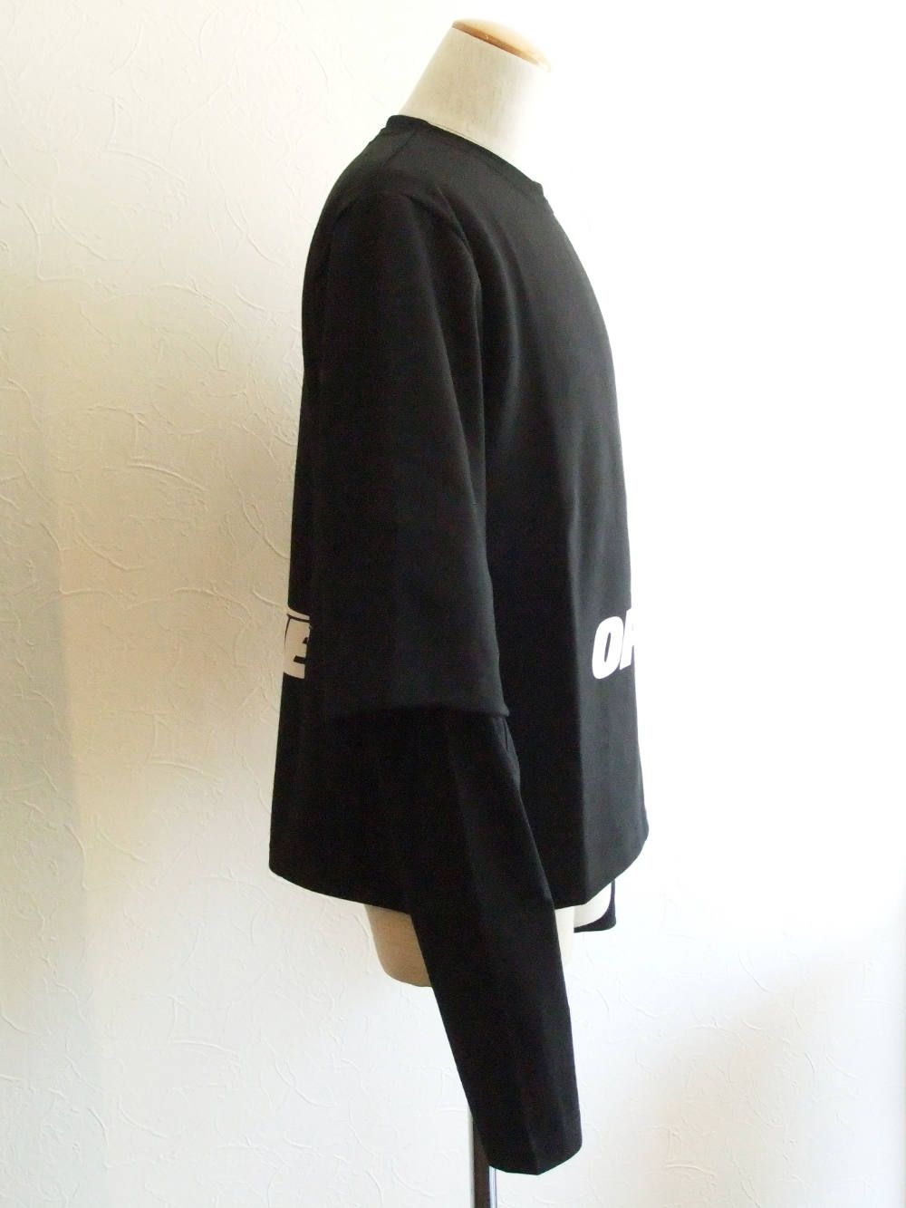 WING OFF DOUBLE SLEEVE TEE ( レイヤード スウェットシャツ ) AB022E1840-5003/1001
