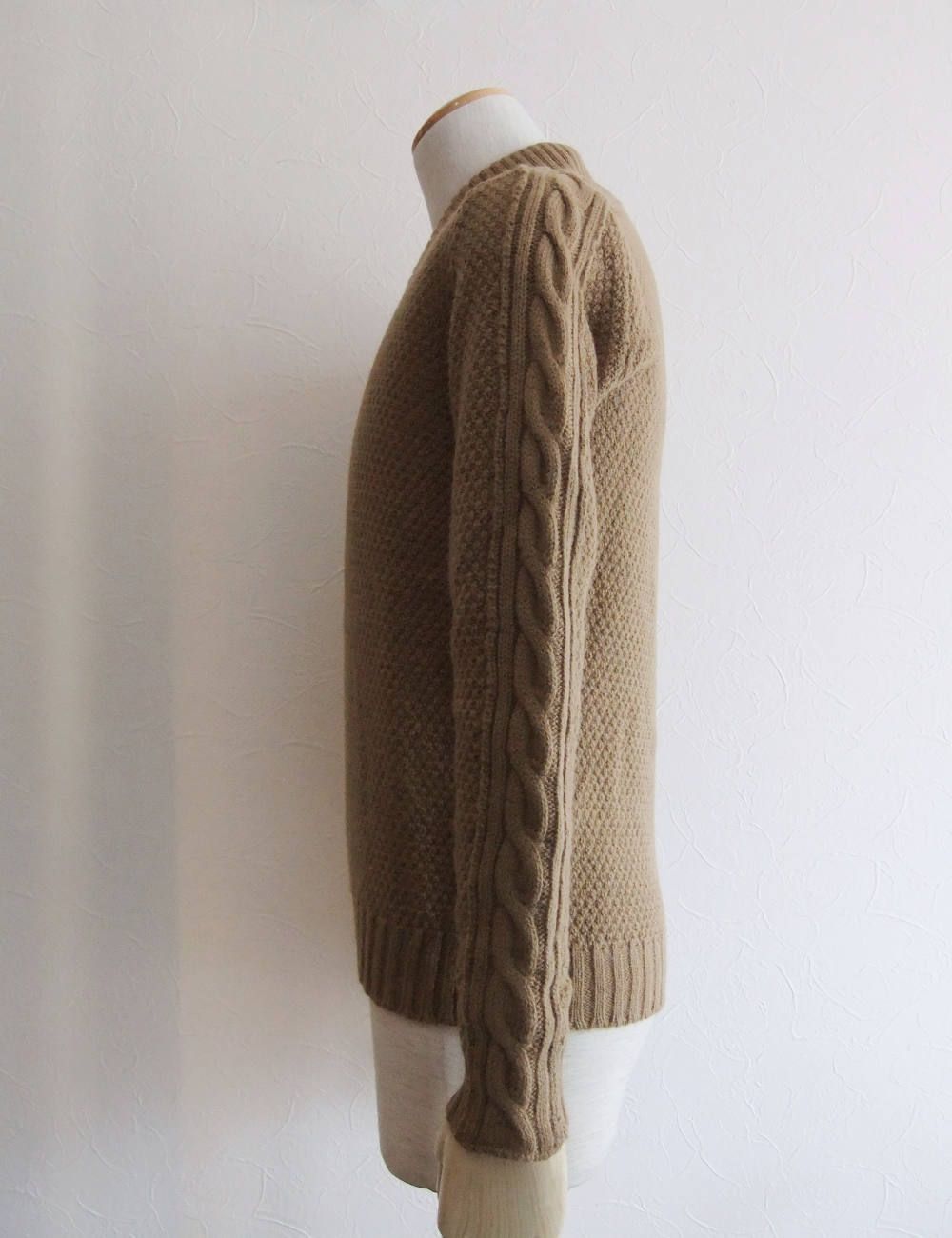 ショールカラーV-NECK ニット(BEIGE) 9NV0615